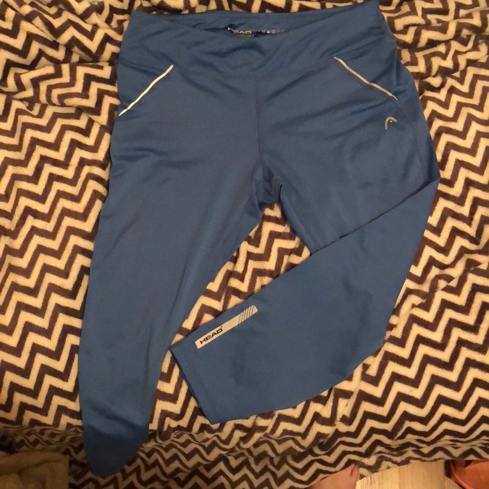 Head blue Capri workout leggings